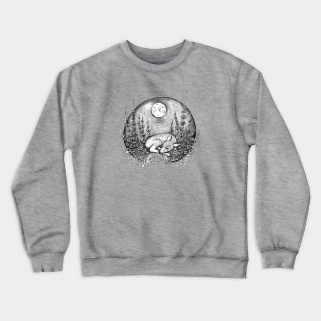 Bones of the Weary - Black and White Crewneck Sweatshirt by chrystakay